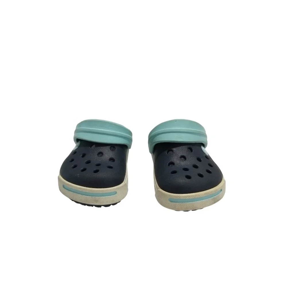 Crocs Crocband II Water Clogs Kids Children Infant Size 4-5‎ C Navy Blue